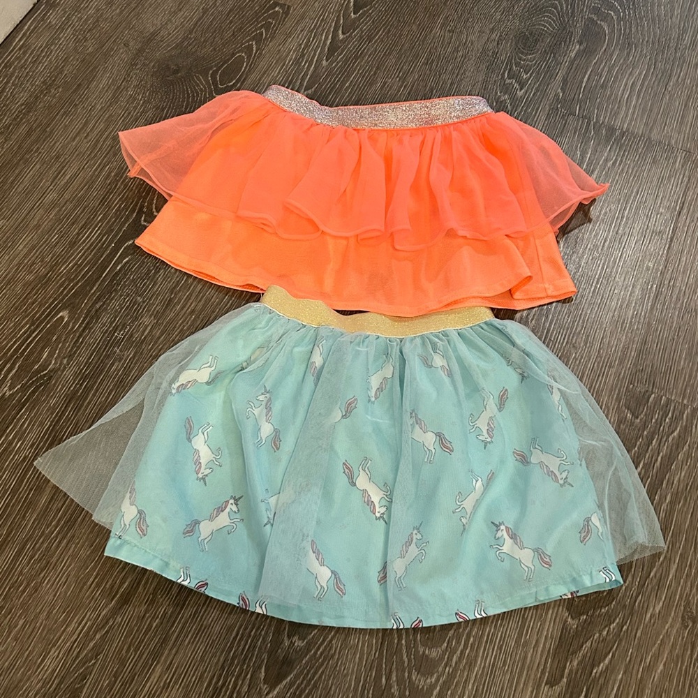 (2) 2T Tutu skirts